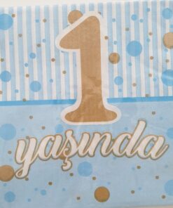 1 Yaş Peçete-Mavi
