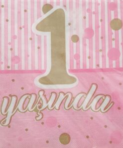 1 Yaş Peçete-Pembe