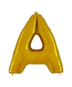 A Harfi - Gold - Folyo Harf Balon -100 cm