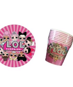 Lol Konsepti-Tabak ve Bardak 8'li