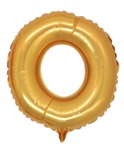 O Harfi - Gold - Folyo Harf Balon -100 cm
