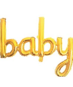 Baby İmza Folyo Balon - Gold