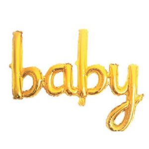 Baby İmza Folyo Balon - Gold