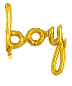Boy İmza Folyo Balon - Gold
