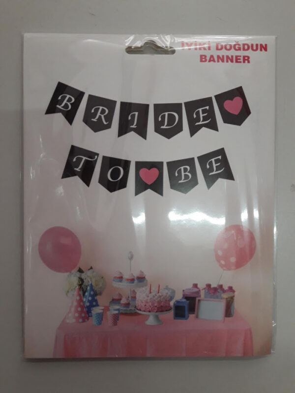 Bride To Be Banner