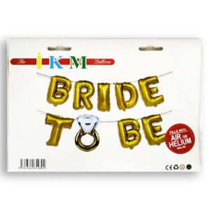 Bride To Be - Folyo Balon - Gold