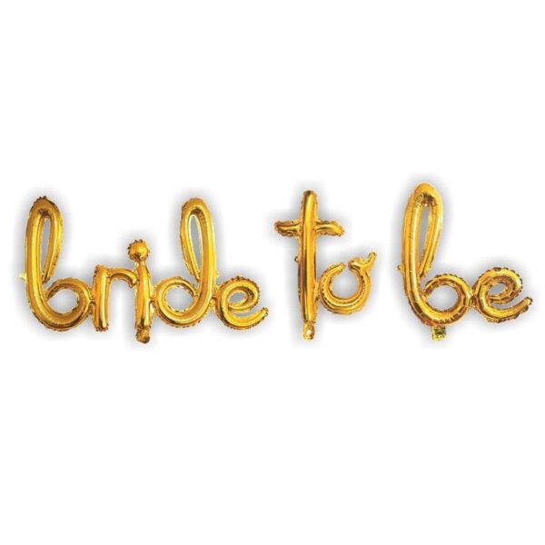 Bride To Be İmza Folyo Balon - Gold