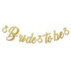 Bride To Be Kaligrafi Banner - Gold