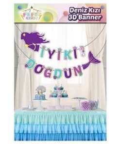 Deniz Kızı-İyi ki Doğdun - 3D Banner