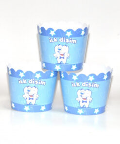 Diş Buğdayı Cupcake Kalıbı - Mavi