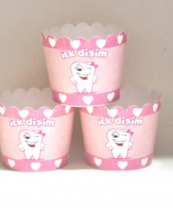 Diş Buğdayı Cupcake Kalıbı - Pembe