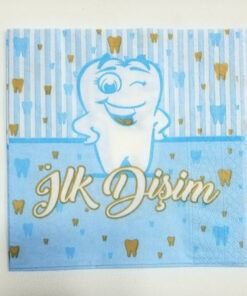 Diş Buğdayı - Peçete Mavi