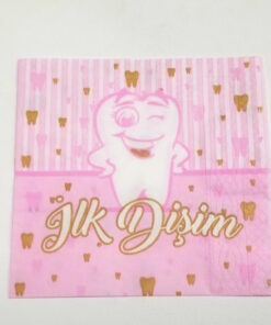 Diş Buğdayı - Peçete Pembe