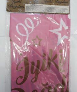 İyi ki Doğdun - Masa Örtüsü Pembe