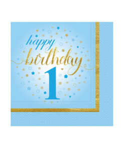 Küçük Yıldızlar 1 Yaş Peçete - Mavi