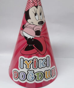 Minnie Mouse Karton Parti Şapkası