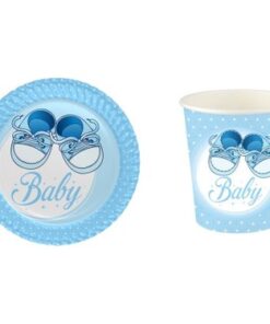 Patikli Tabak Bardak Mavi