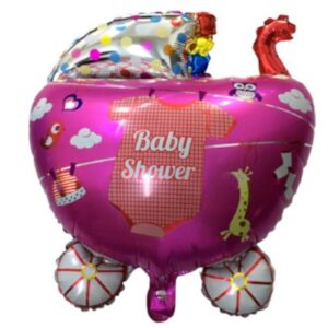 Puset Baby Shower Folyo Balon - Pembe