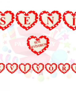 Seni Seviyorum Yazılı- Banner