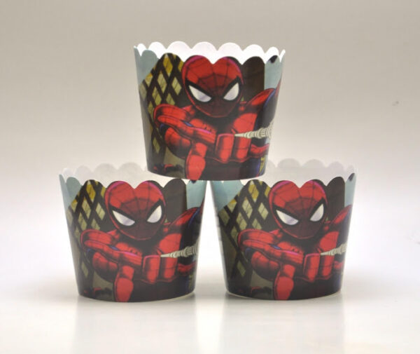 Spiderman - Cupcake Kalıbı