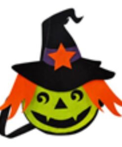 Halloween Cadı Çantası (Şeker Toplama Çantası)