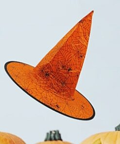 Halloween Turuncu Örümcek Ağlı Şapka