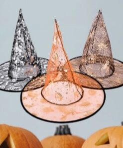 Halloween Şeffaf Cadı Şapkası