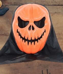 Halloween Turuncu Bal Kabağı Korku Maskesi