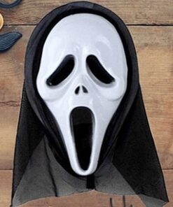 Halloween Beyaz Çığlık Korku Maskesi