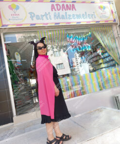 Halloween Pelerin - Pembe