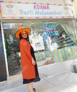 Halloween Pelerin - Turuncu