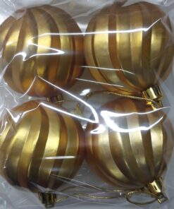 4'lü Toplar - Yılbaşı Ağaç Süsleri - Büyük Boy