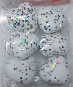 Adana 6'lı Beyaz Kalpler