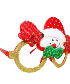 Yılbaşı Gözlüğü - Peluş Kardan Adamlı