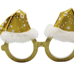 Yılbaşı Gözlüğü - Şapkalı Gold