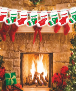 Yılbaşı Kırmızı Çoraplı Banner