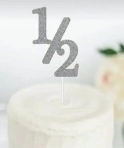 Yarım Yaş Pasta Süsü 1/2 (Gri)