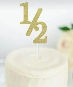 Yarım Yaş Pasta Süsü 1/2 (Gold)