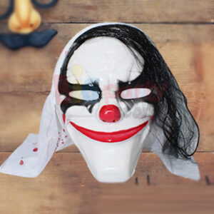 Halloween Joker Maske Saçlı